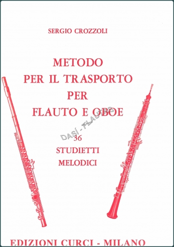 CROZZOLI: Metodo per il Transporto per Flauto e Oboe