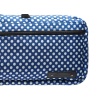BEAUMONT funda color azul con motas blancas, flauta pata de Si