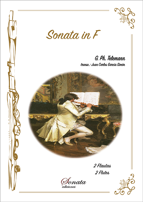 TELEMANN: Sonata in F (2 Flautas)