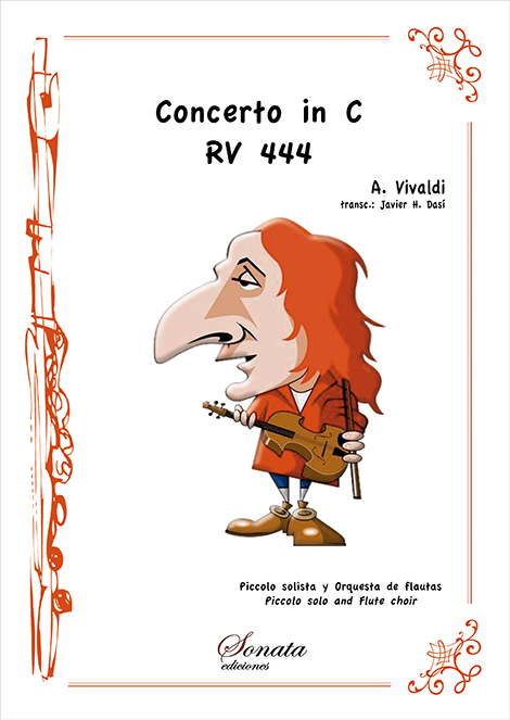 VIVALDI, A.: Concerto in C RV444 (Piccolo solo y Orquesta de fla