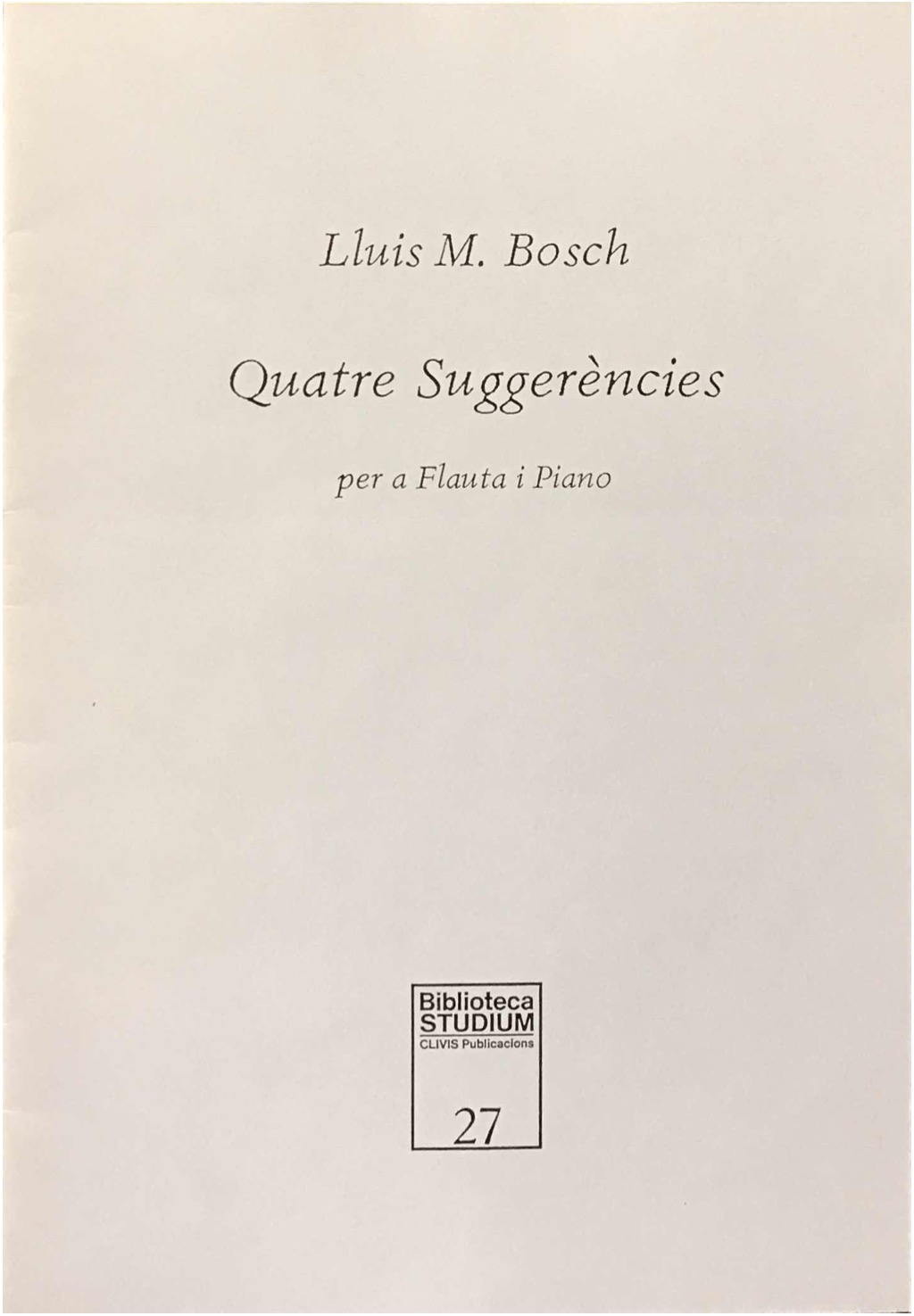 BOSCH: Quatre suggerencies -